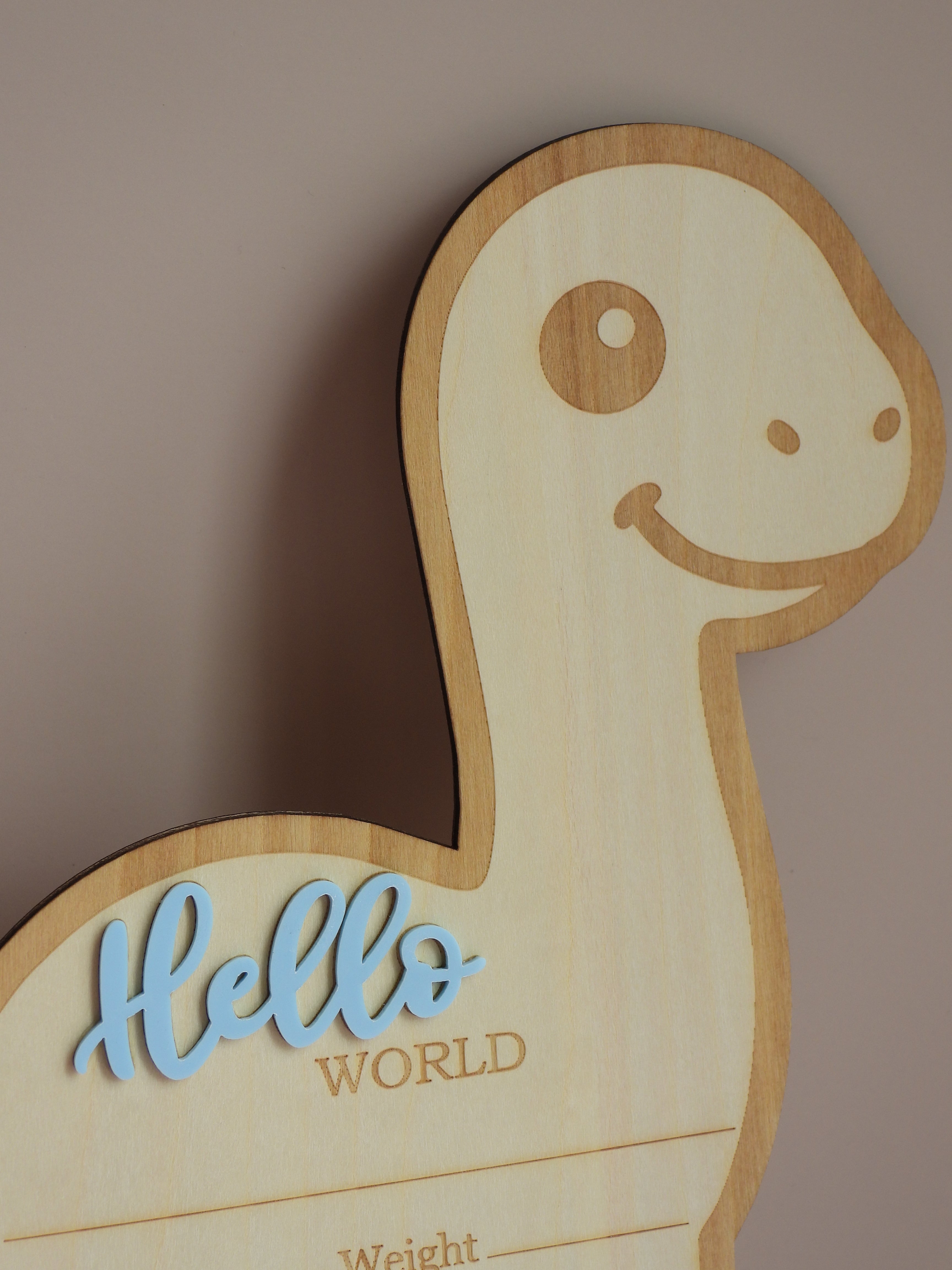 Dino “Hello World” Announcement Plaque