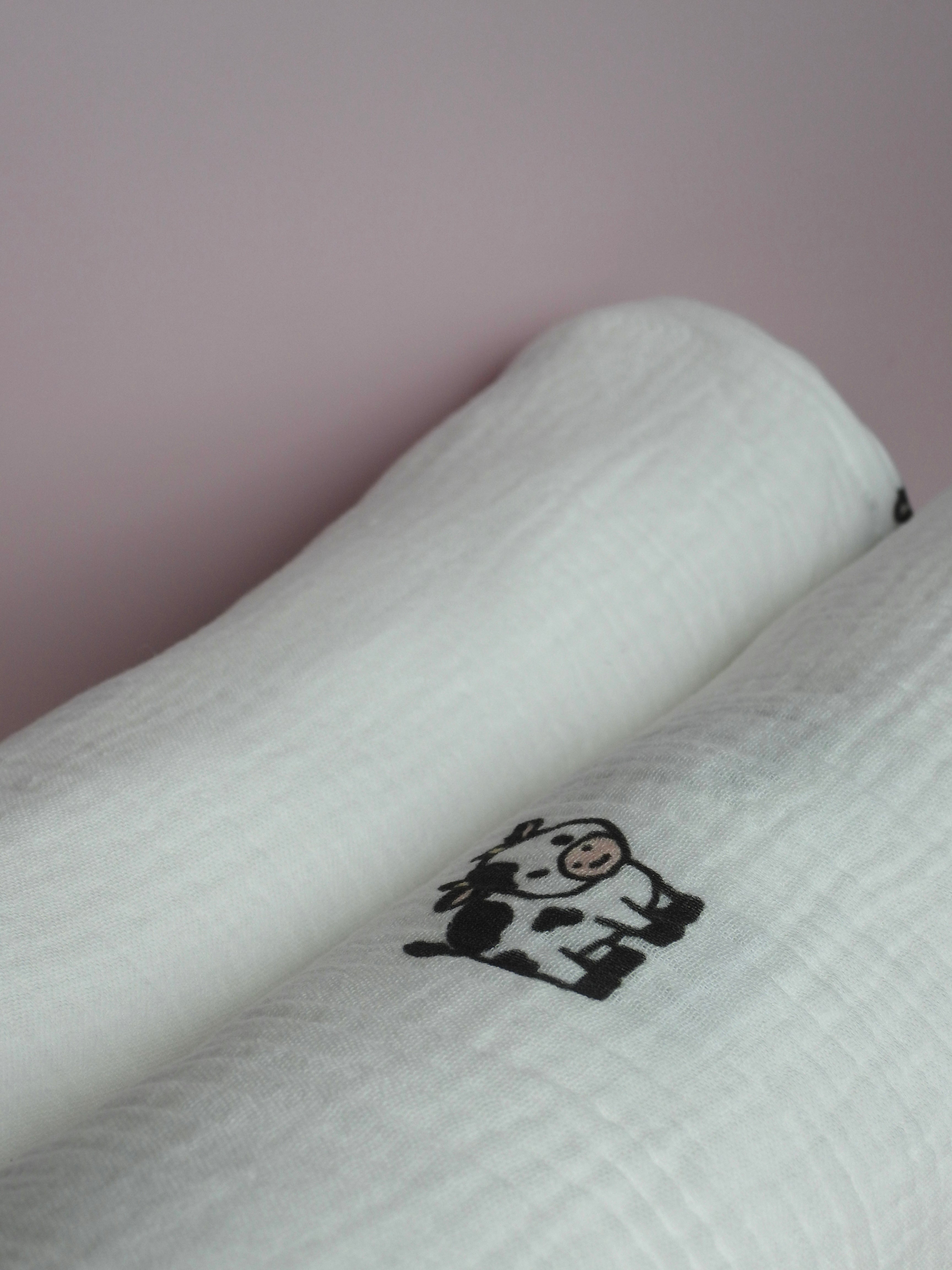 Cow Print Organic Cotton Swaddle - 2 Pack