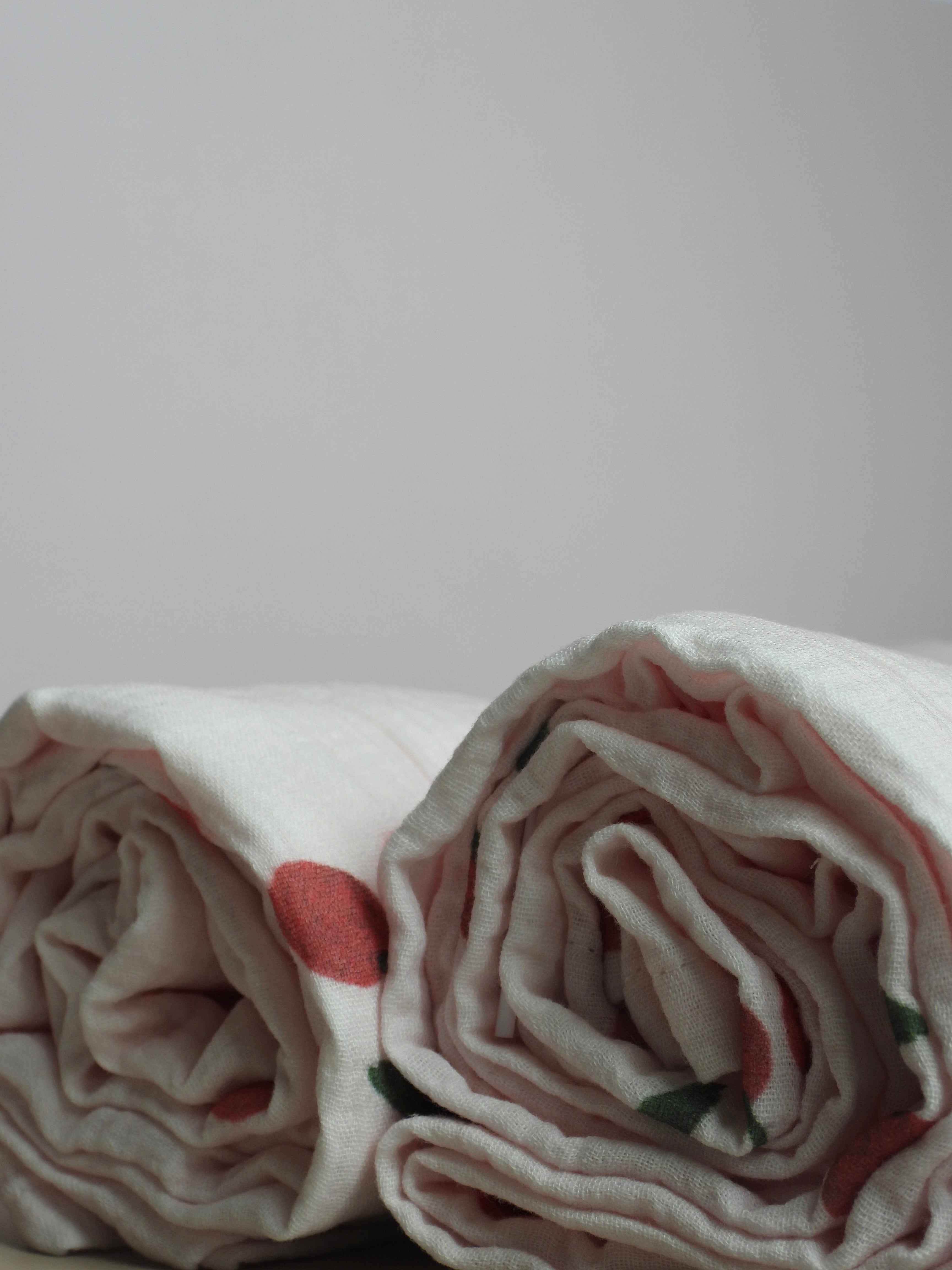 Cherry Pink Organic Cotton Swaddle - 2 Pack