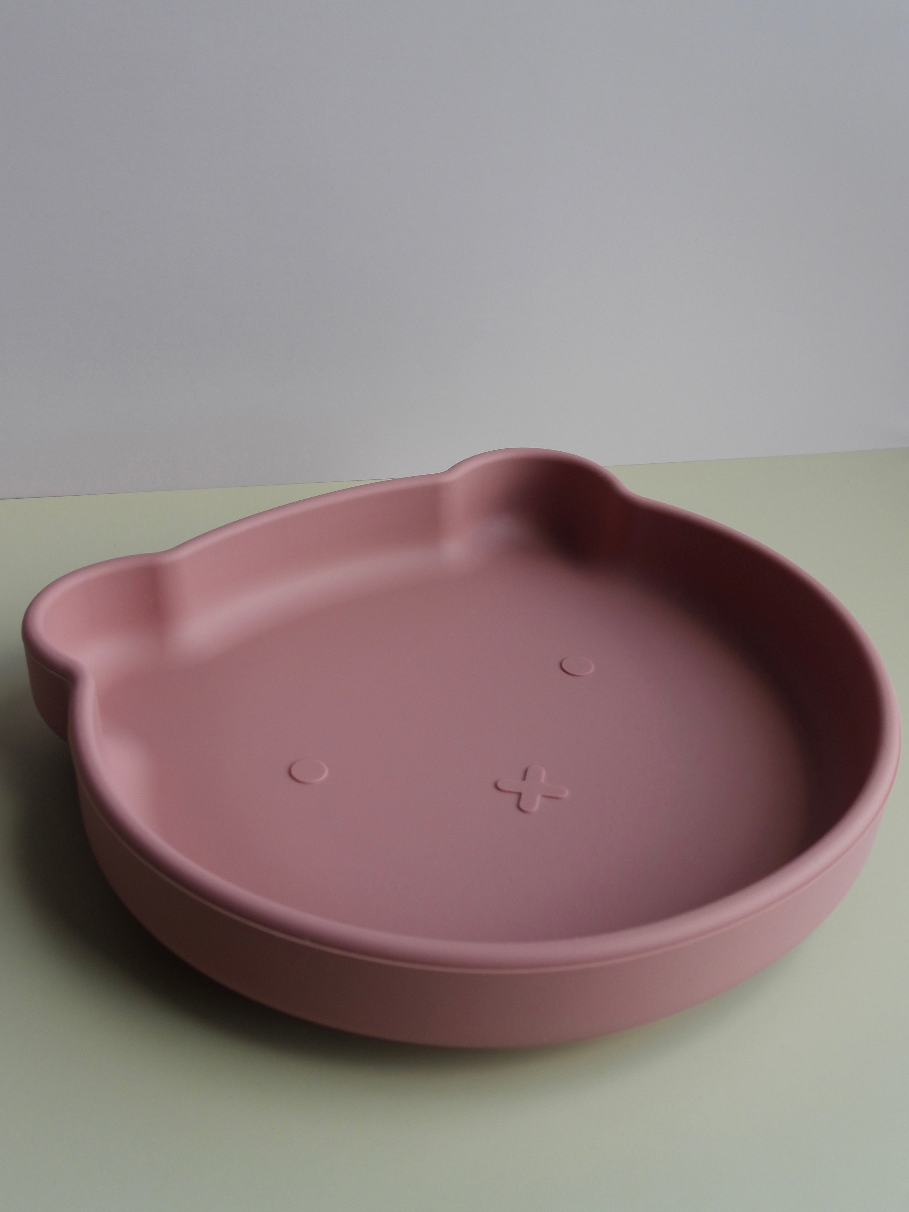 Silicone Baby Feeding Set - Bear Plate With Suction