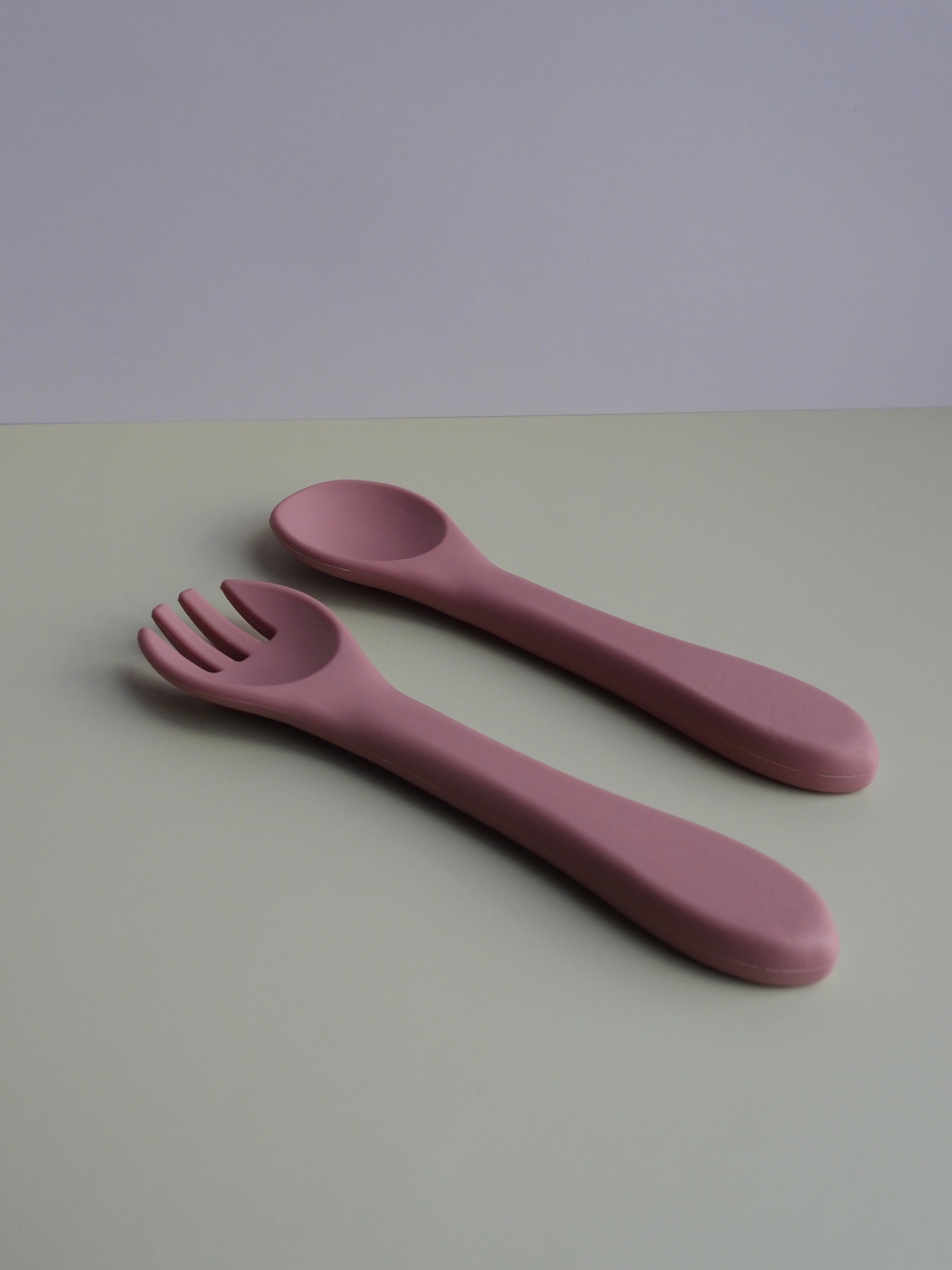 Silicone Baby Feeding Set - Round Plate With Suction