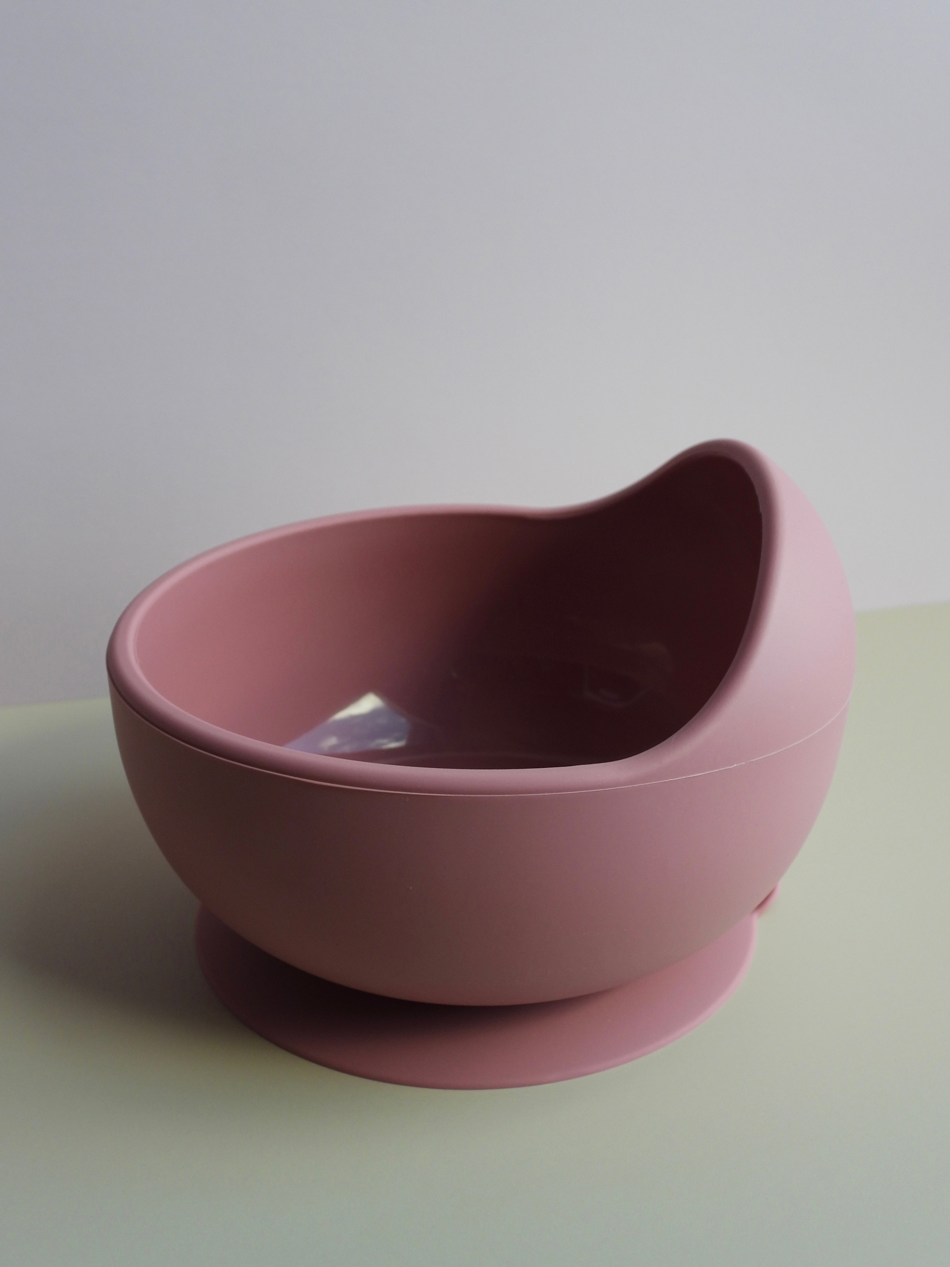 Silicone Baby Feeding Set - Round Plate With Suction
