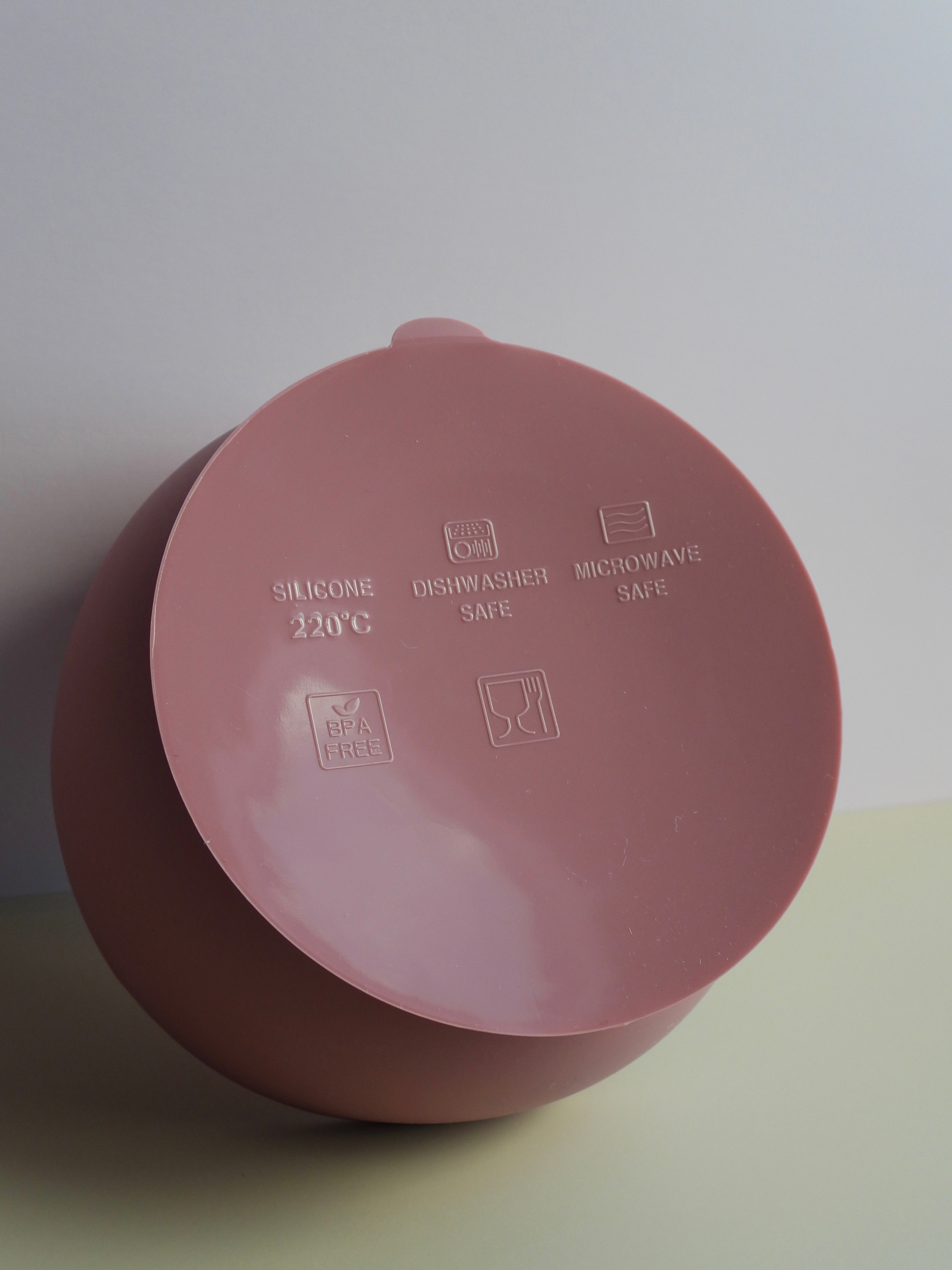 Silicone Baby Feeding Set - Round Plate With Suction