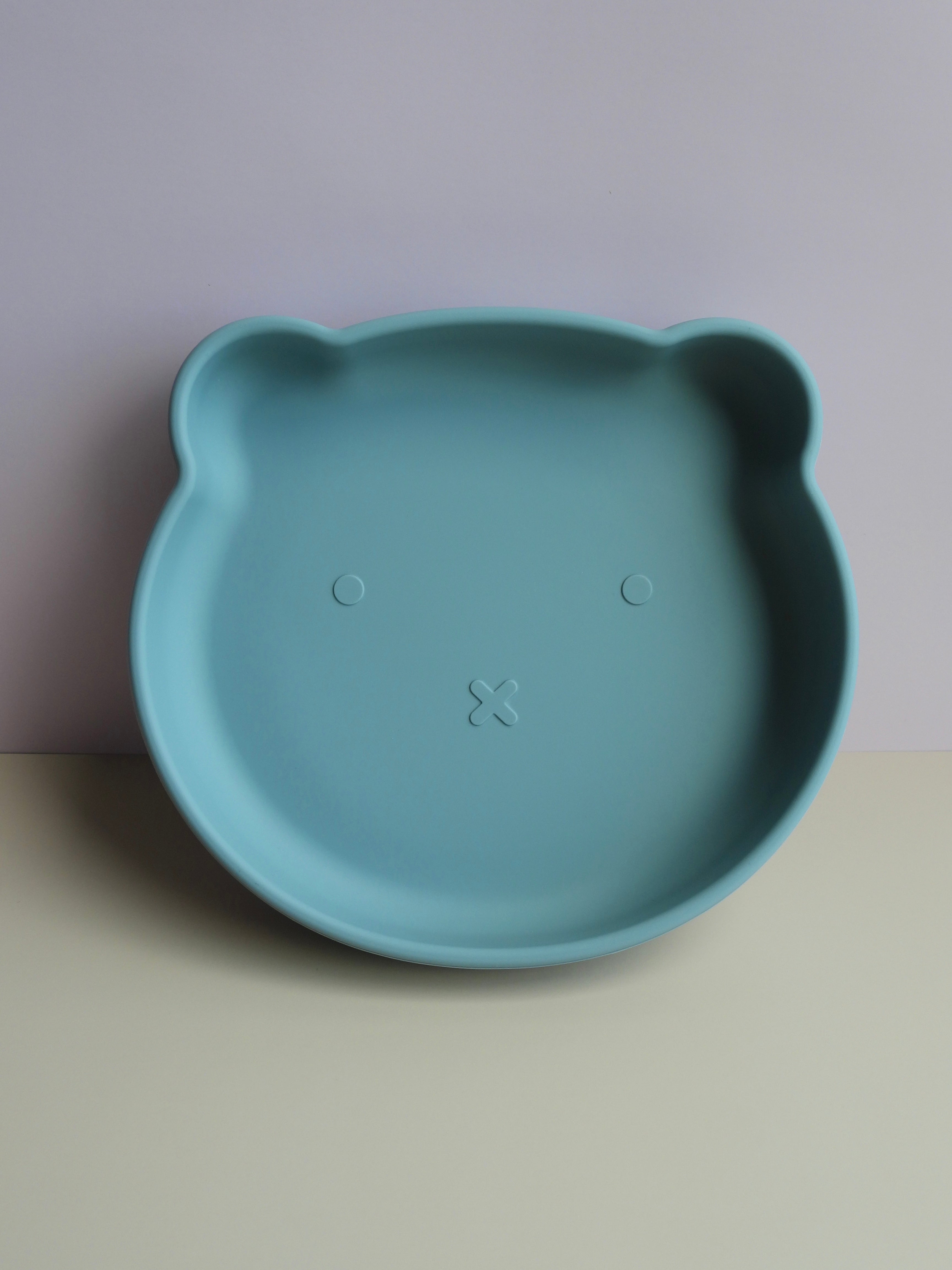 Silicone Baby Feeding Set - Bear Plate With Suction