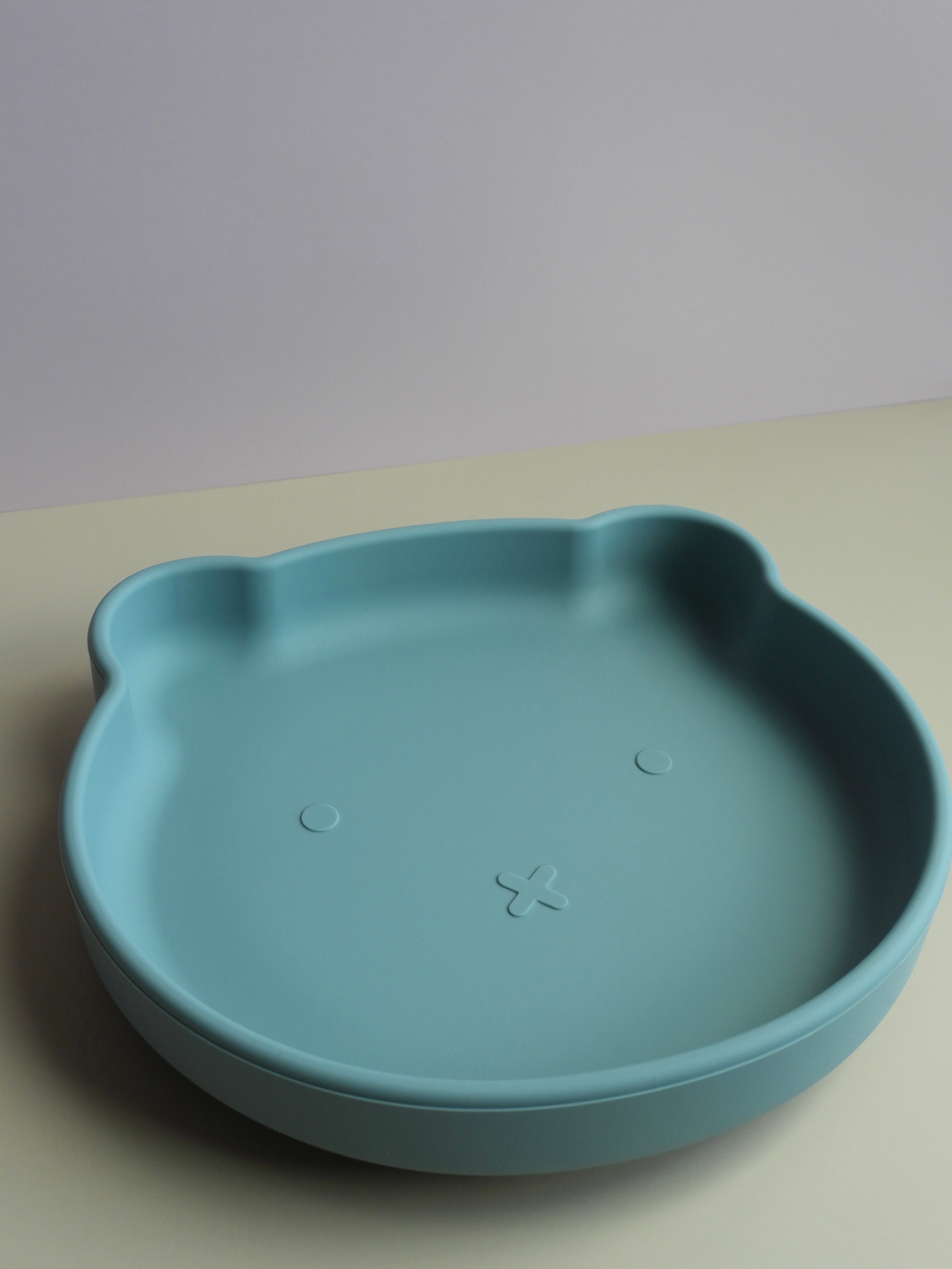 Silicone Baby Feeding Set - Bear Plate With Suction